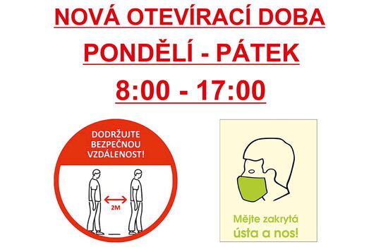 Změna otevírací doby ve Flexikopírce