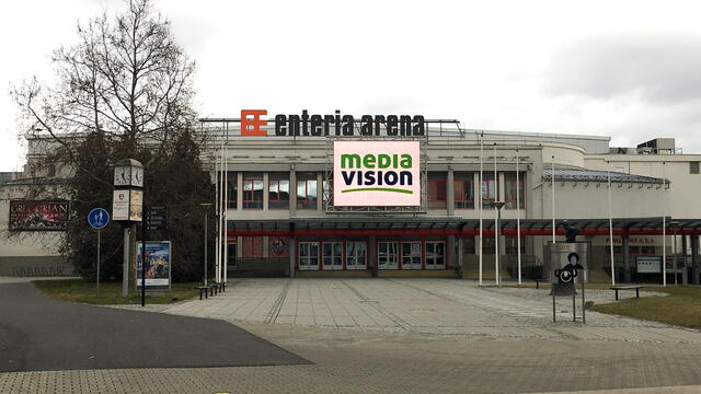 LED obrazovka Pardubice - enteria arena