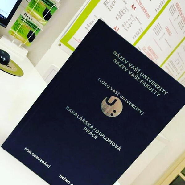 Diplomky a bakalářky vazba